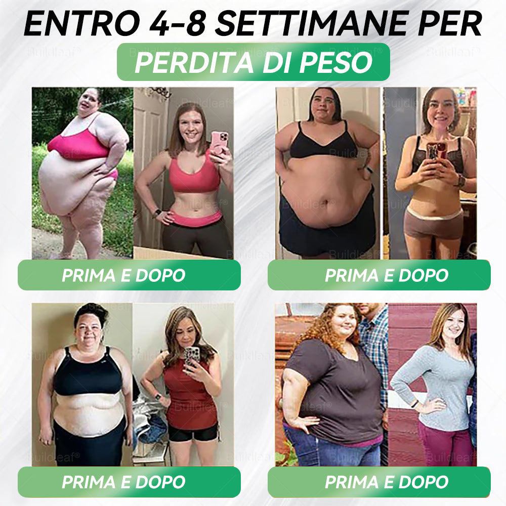 IT Negozio ufficiale | BuildLeaf® GLP-1 8-in-1 Fit & Vital Soluzione Orale (Solo una volta al giorno, cambiamenti visibili in 7 giorni) ✅ Per obesità, salute cardiovascolare, diabete, apnea notturna, salute intestinale, problemi articolari e altro