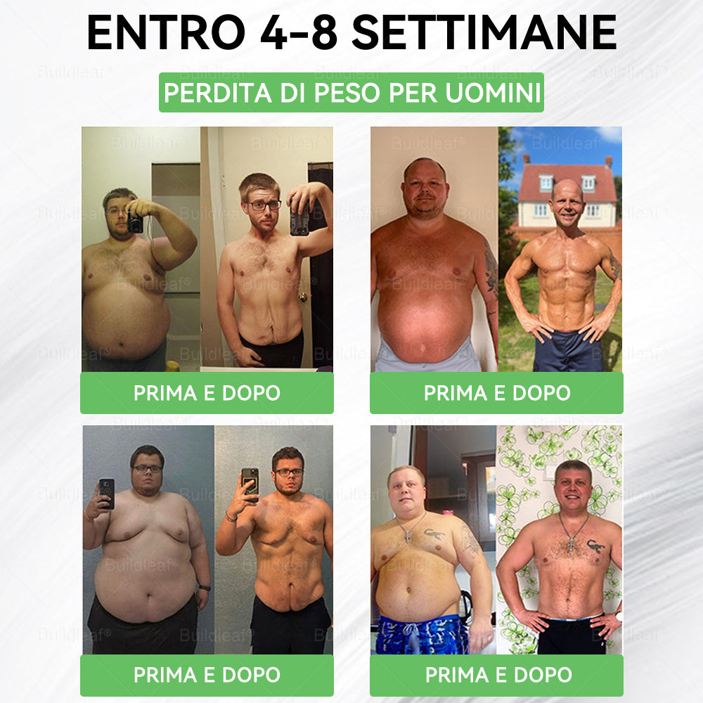 IT Negozio ufficiale | BuildLeaf® GLP-1 8-in-1 Fit & Vital Soluzione Orale (Solo una volta al giorno, cambiamenti visibili in 7 giorni) ✅ Per obesità, salute cardiovascolare, diabete, apnea notturna, salute intestinale, problemi articolari e altro